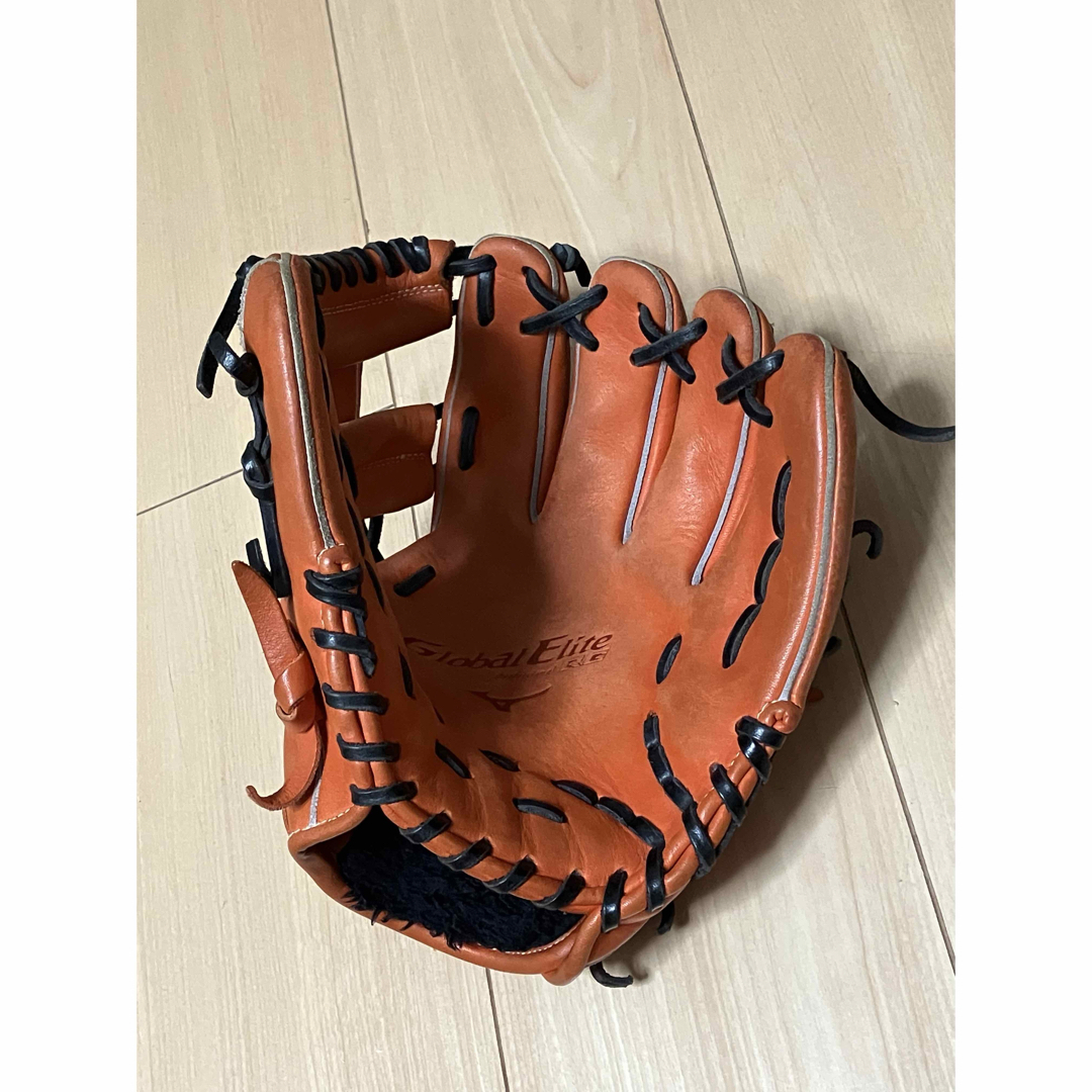 MIZUNO - Mizuno Global Elite 軟式グローブ オレンジの通販 by MIZUNO - Mizuno Global Elite 軟式グローブ オレンジの通販 by