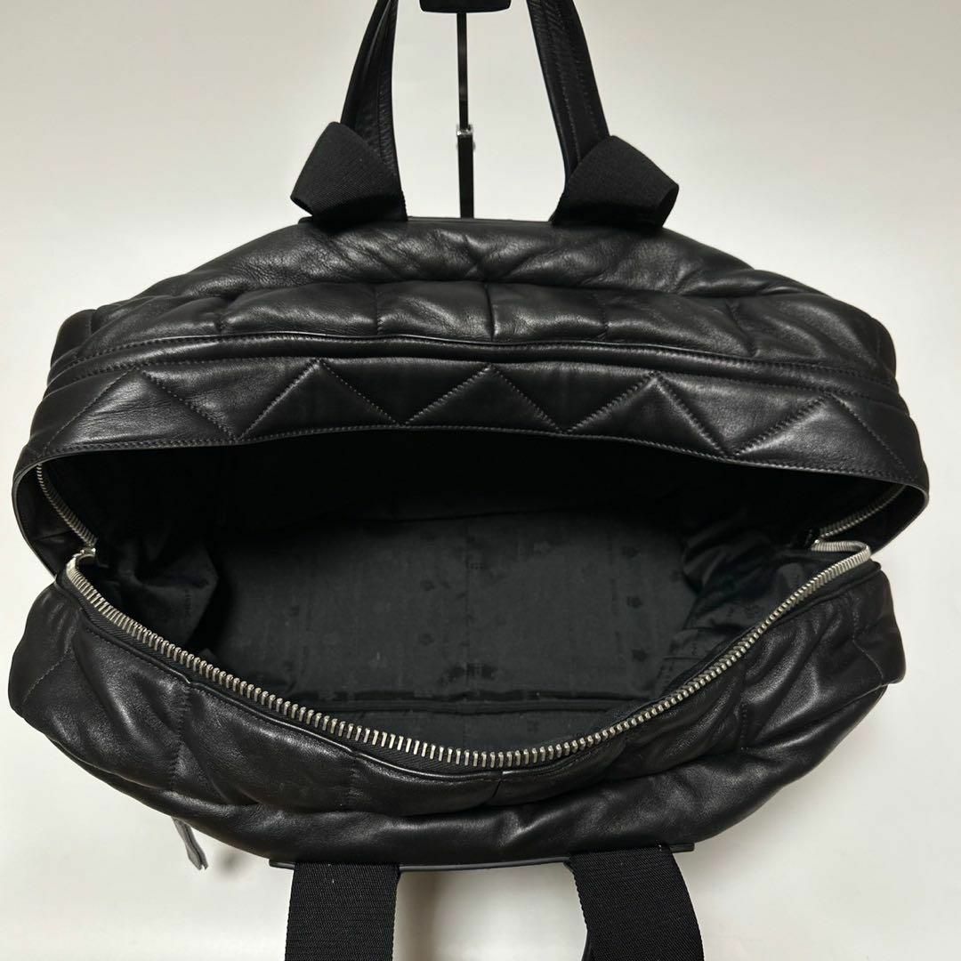 MONCLER - o32【極美品】モンクレール オールレザー ブラック MONCLER - o32【極美品】モンクレール オールレザー ブラック