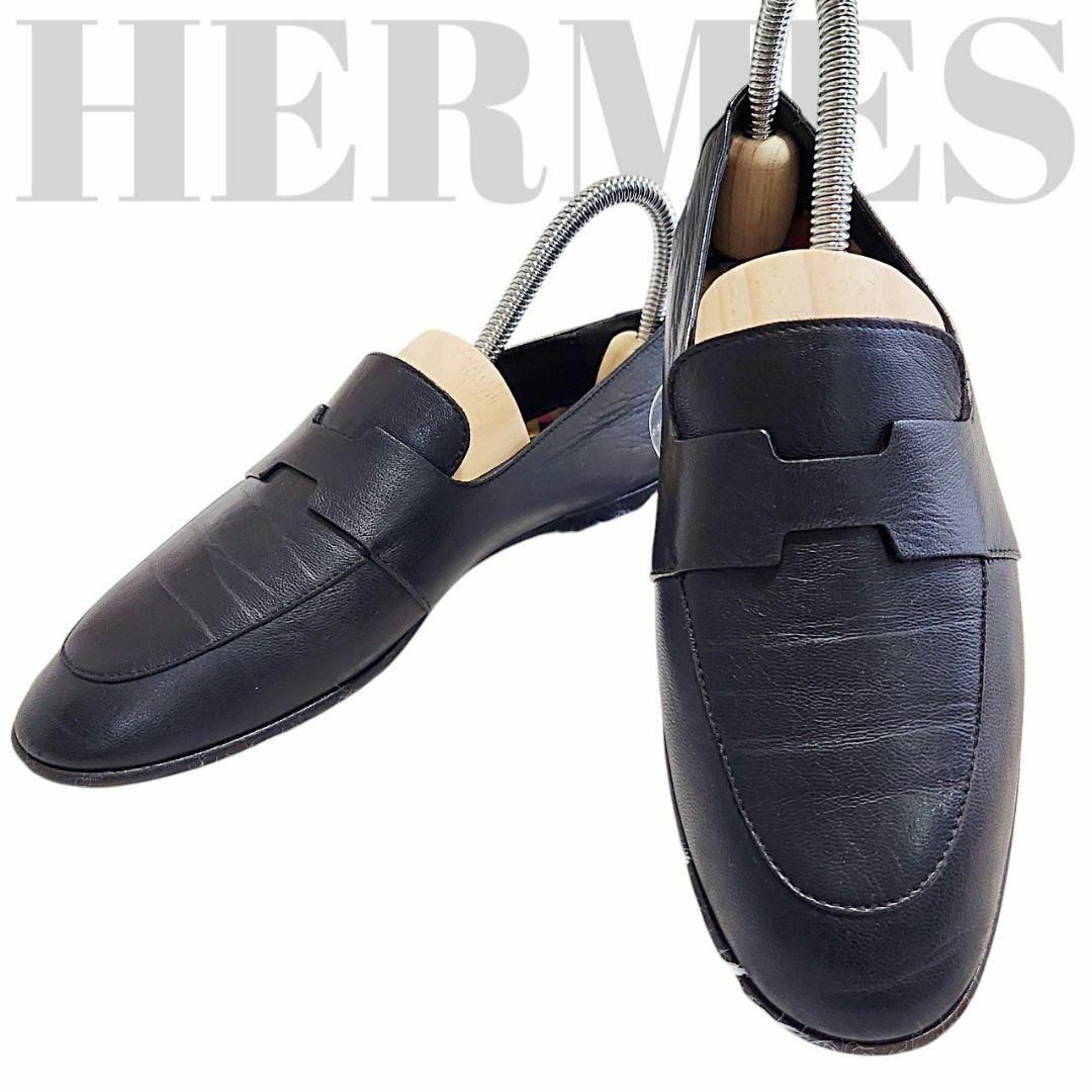HERMES - 【美品】エルメス ローファー レディース 23.5 H HERMES - 【美品】エルメス ローファー レディース 23.5 H