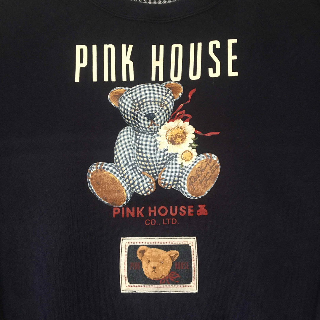 PINK HOUSE - ピンクハウス スウェット トレーナー ワッペン PINK HOUSE - ピンクハウス スウェット トレーナー ワッペン