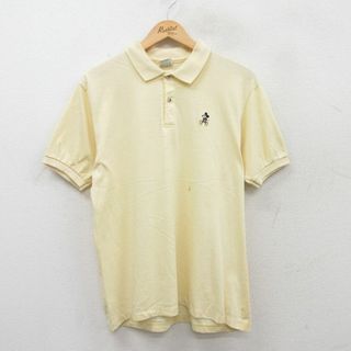 Disney - L☆古着 半袖 ポロ シャツ メンズ 80年代 80s Disney - L☆古着 半袖 ポロ シャツ メンズ 80年代 80s