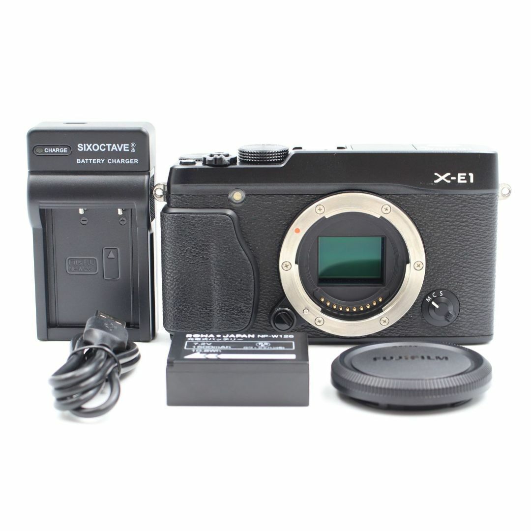 □極上品□ FUJIFILM X-E1 ミラーレス一眼 FX-X-E1Bの通販 by □極上品□ FUJIFILM X-E1 ミラーレス一眼 FX-X-E1Bの通販 by