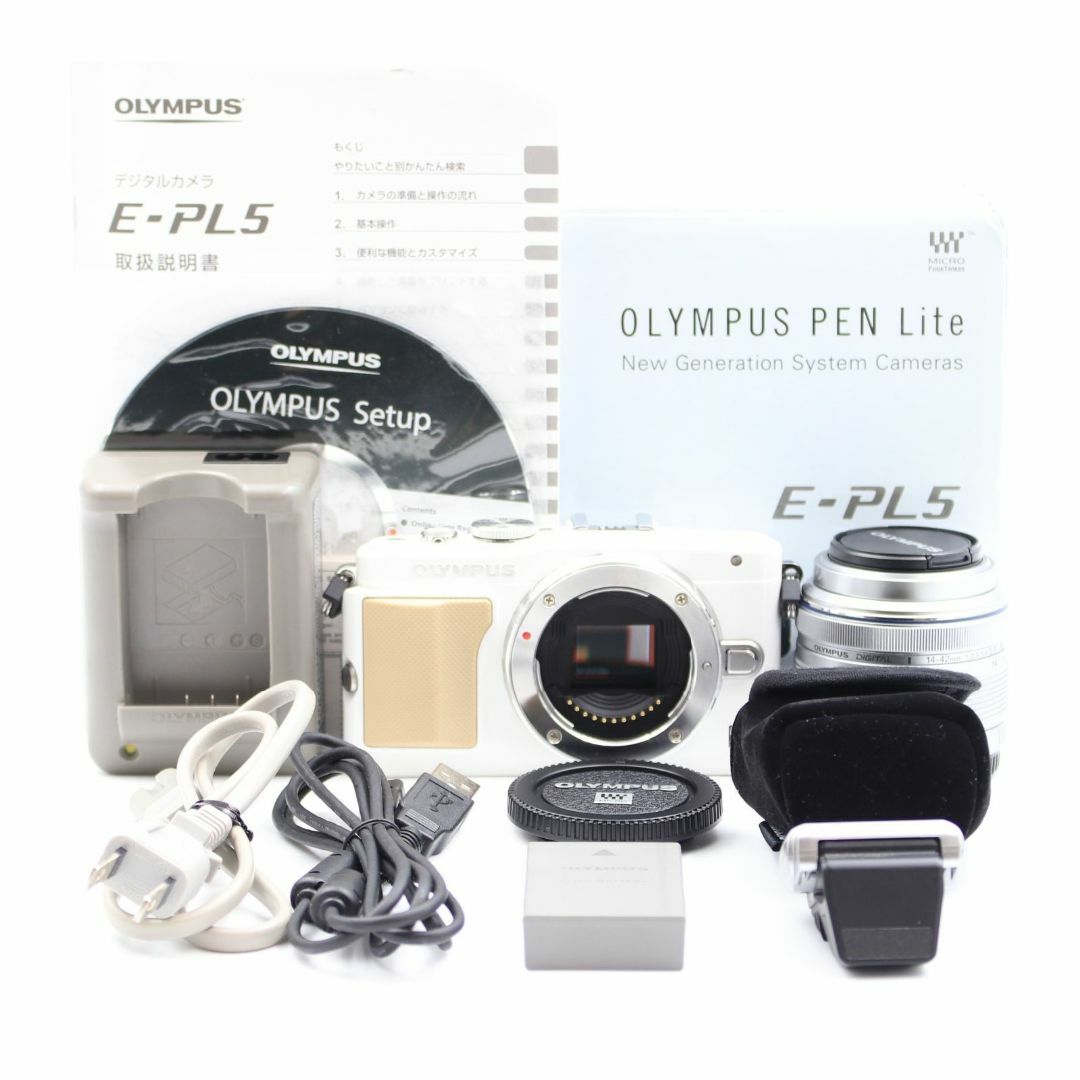 OLYMPUS - □シャッター数2840枚!極上品□ OLYMPUS PEN Lite E OLYMPUS - □シャッター数2840枚!極上品□ OLYMPUS PEN Lite E