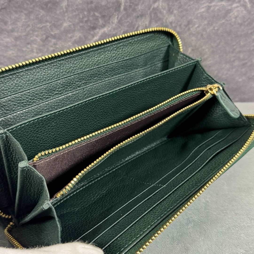 新品 クロコ長財布 ダークグリーン 本革 ワニ革 メンズ 新品 クロコ長財布 ダークグリーン 本革 ワニ革 メンズ