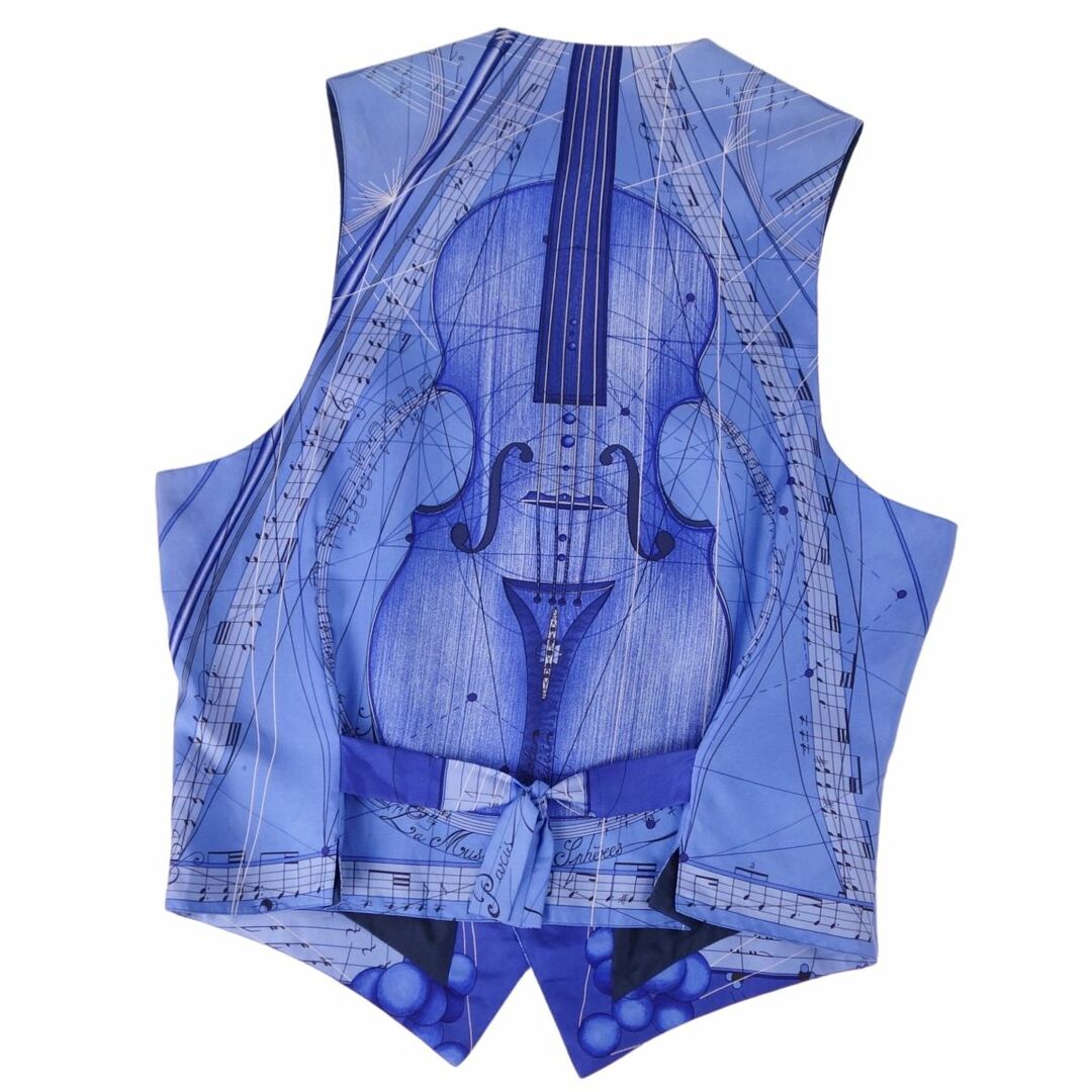 HERMES - 美品 Vintage エルメス HERMES ベスト ジレ 総柄 HERMES - 美品 Vintage エルメス HERMES ベスト ジレ 総柄