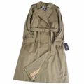 未使用 デッドストック Vintage バーバリー Burberrys コート 英国製 トレンチコート レディース 12(L) カーキグリーン
