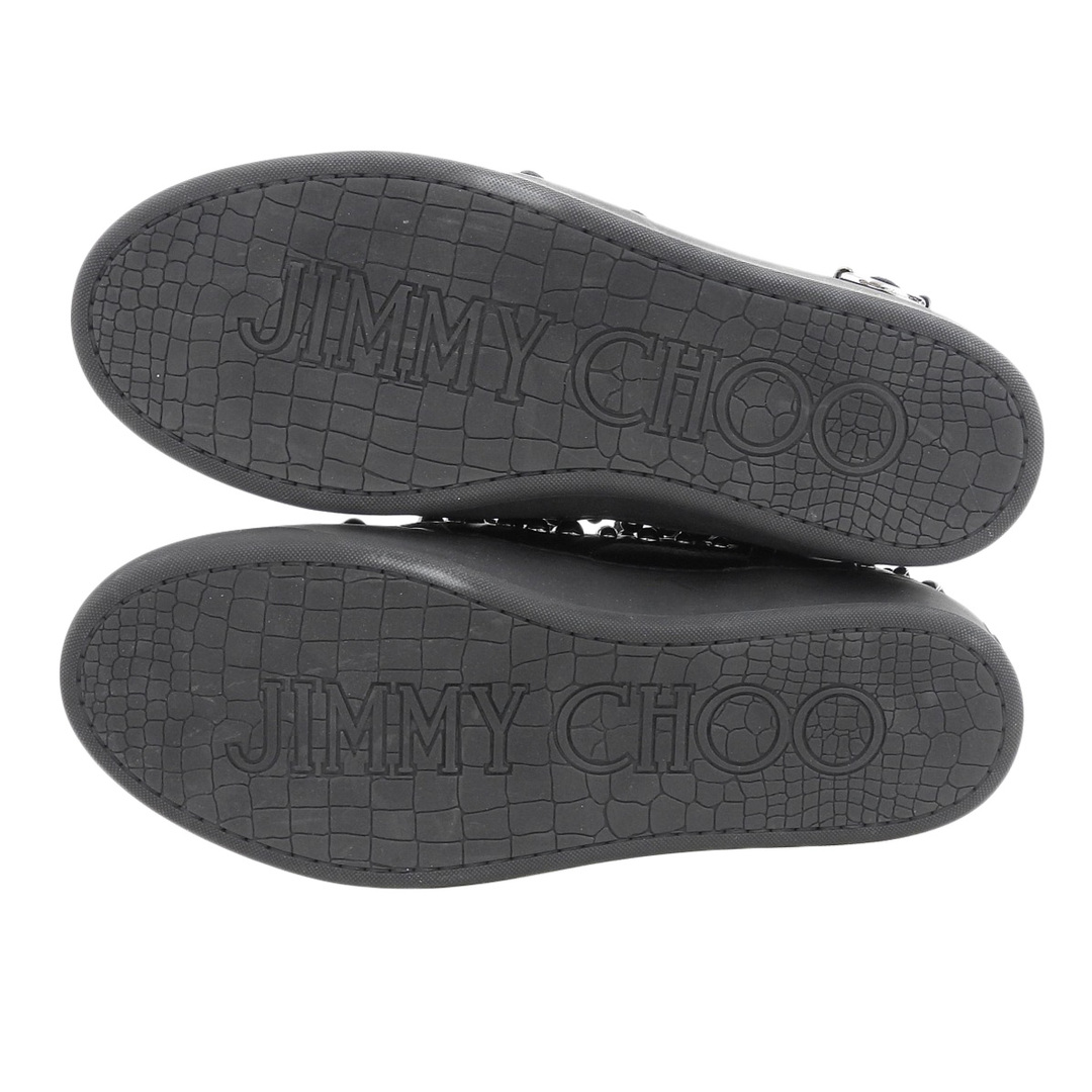 JIMMY CHOO - ジミーチュウ スタッズ レザー スニーカー メンズ JIMMY CHOO - ジミーチュウ スタッズ レザー スニーカー メンズ