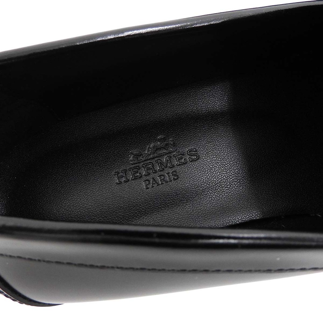 HERMES - エルメス フォーブル モカシン レディース ブラック HERMES - エルメス フォーブル モカシン レディース ブラック