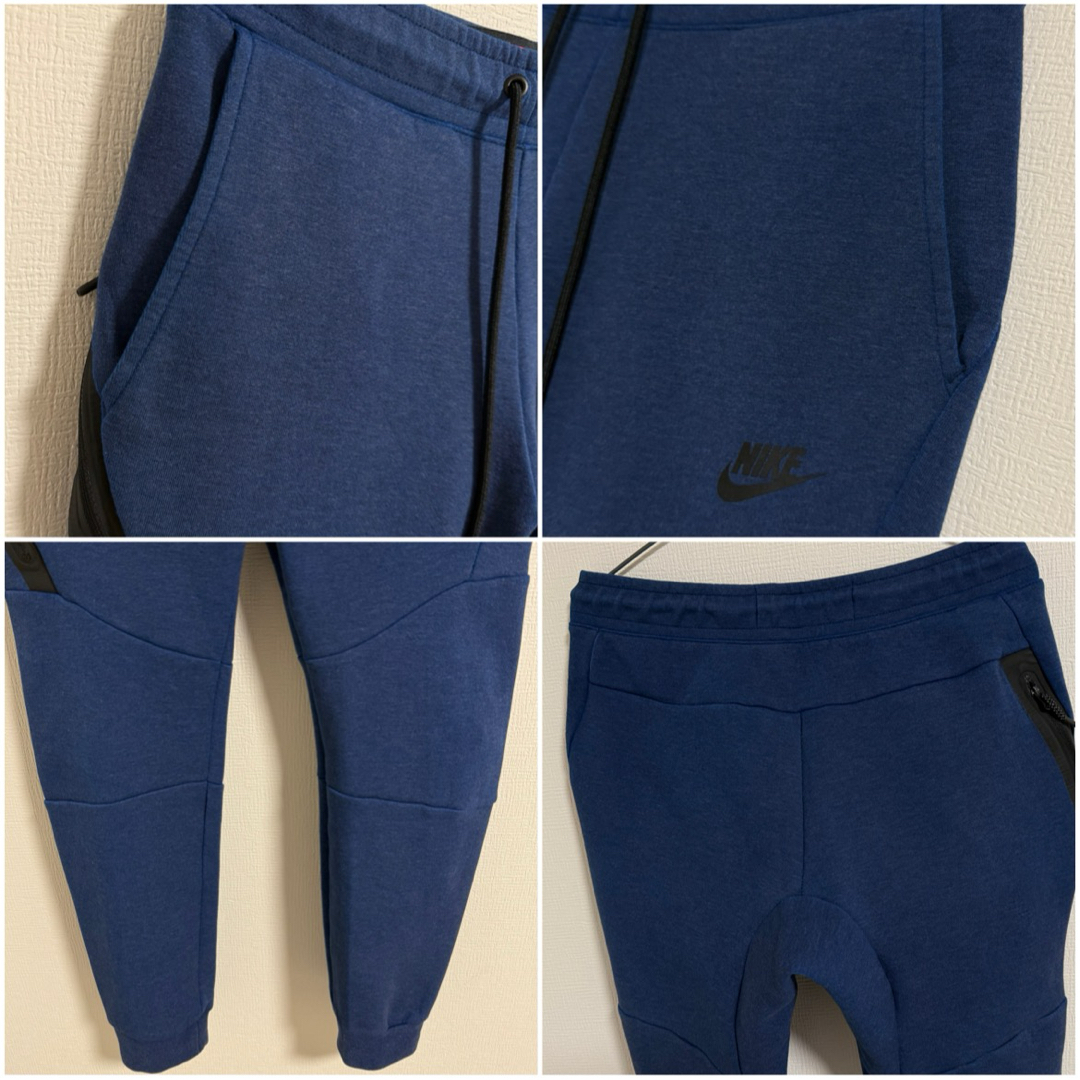 NIKE - メンズS ネイビー テックフリース パンツ ナイキ 紺 廃盤 NIKE - メンズS ネイビー テックフリース パンツ ナイキ 紺 廃盤