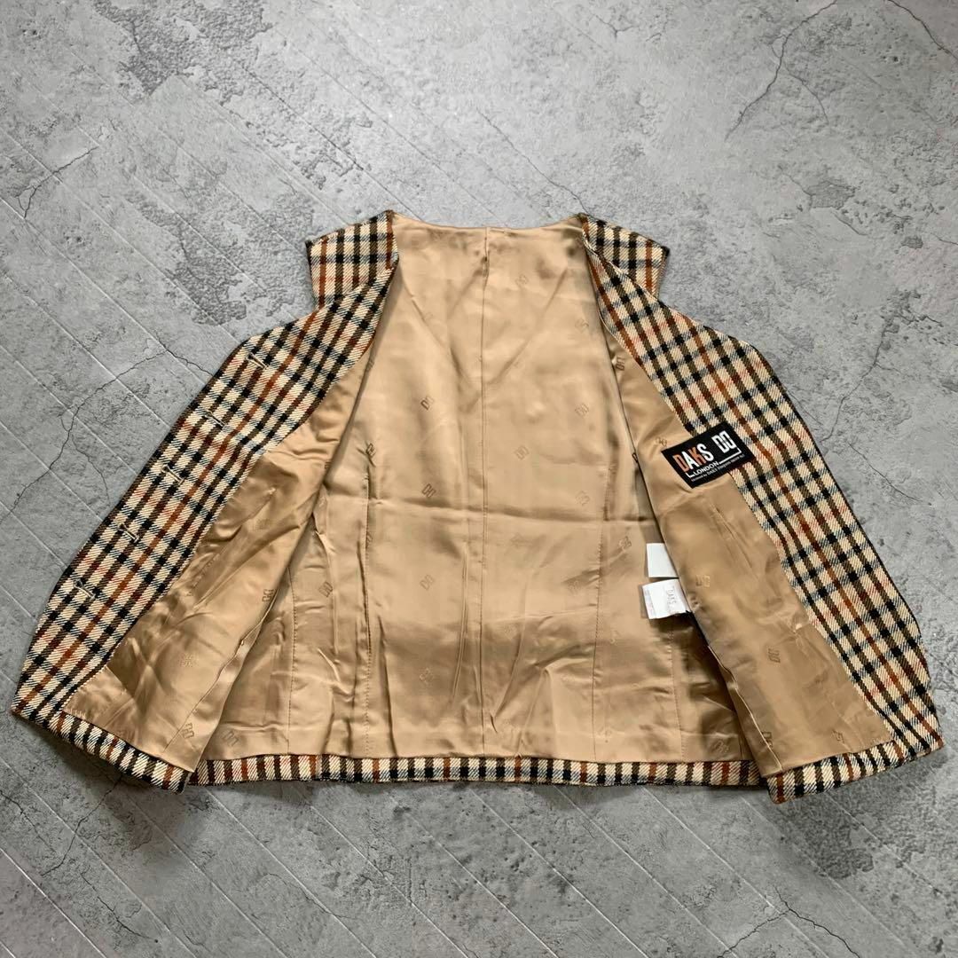 DAKS - 【DAKS】(13ABR) 日本製 総柄 ハウスチェック ベルト DAKS - 【DAKS】(13ABR) 日本製 総柄 ハウスチェック ベルト