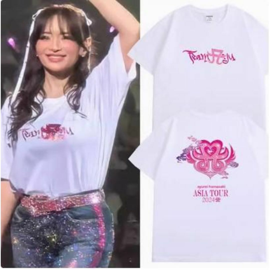 新品タグ付き浜崎あゆみ アジアツアー 2024TシャツブラックM 新品タグ付き浜崎あゆみ アジアツアー 2024TシャツブラックM