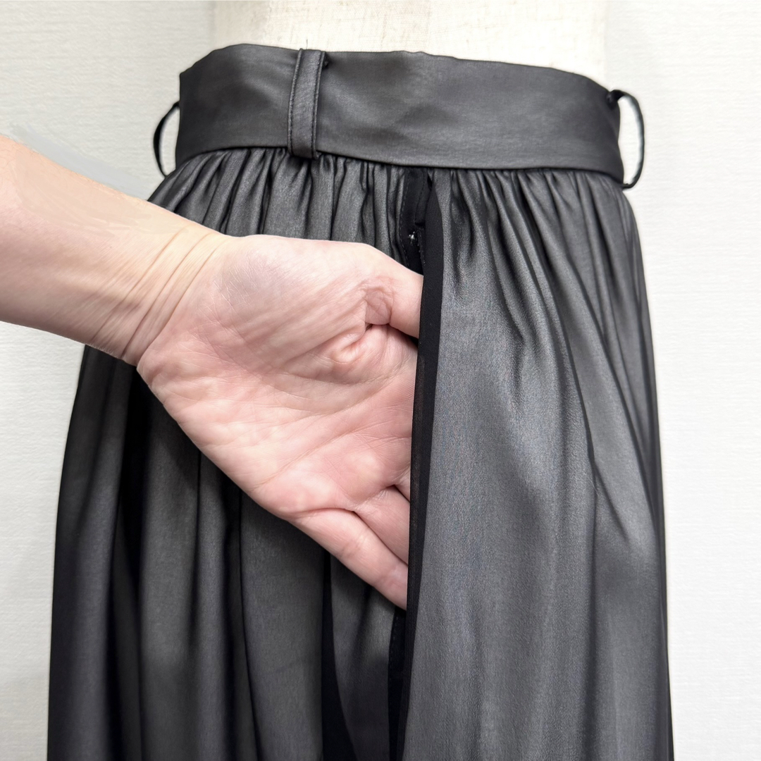 LIMI feu - 超美品 LIMI feu 22SS コットンサテン シフォン LIMI feu - 超美品 LIMI feu 22SS コットンサテン シフォン