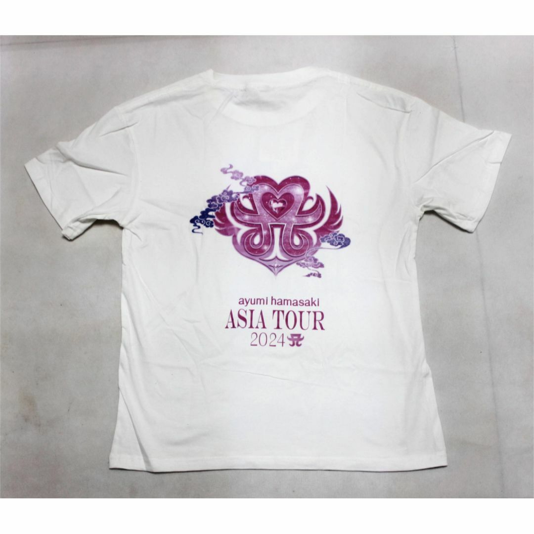 新品タグ付き浜崎あゆみ アジアツアー 2024 Tシャツホワイト M 新品タグ付き浜崎あゆみ アジアツアー 2024 Tシャツホワイト M