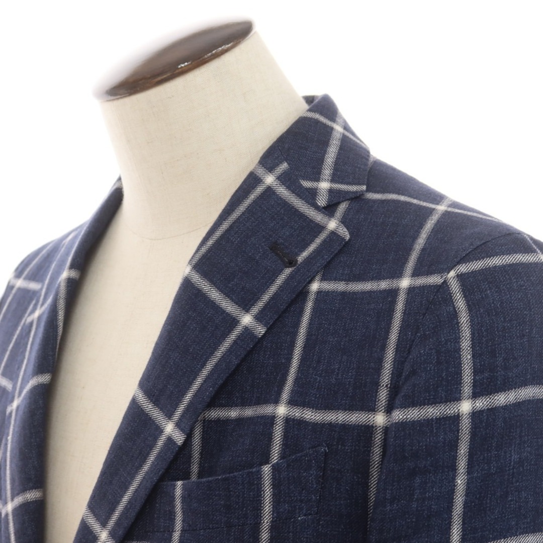 TAGLIATORE - 【中古】タリアトーレ TAGLIATORE リネン チェック TAGLIATORE - 【中古】タリアトーレ TAGLIATORE リネン チェック
