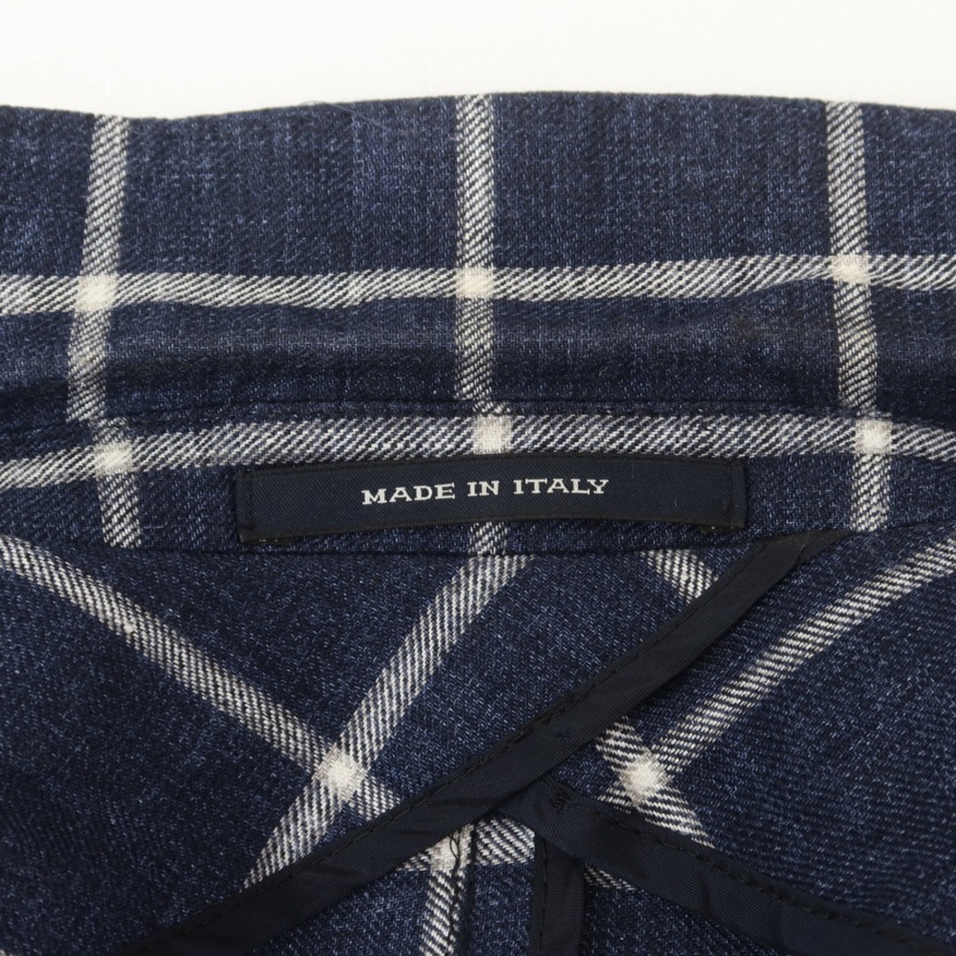 TAGLIATORE - 【中古】タリアトーレ TAGLIATORE リネン チェック TAGLIATORE - 【中古】タリアトーレ TAGLIATORE リネン チェック