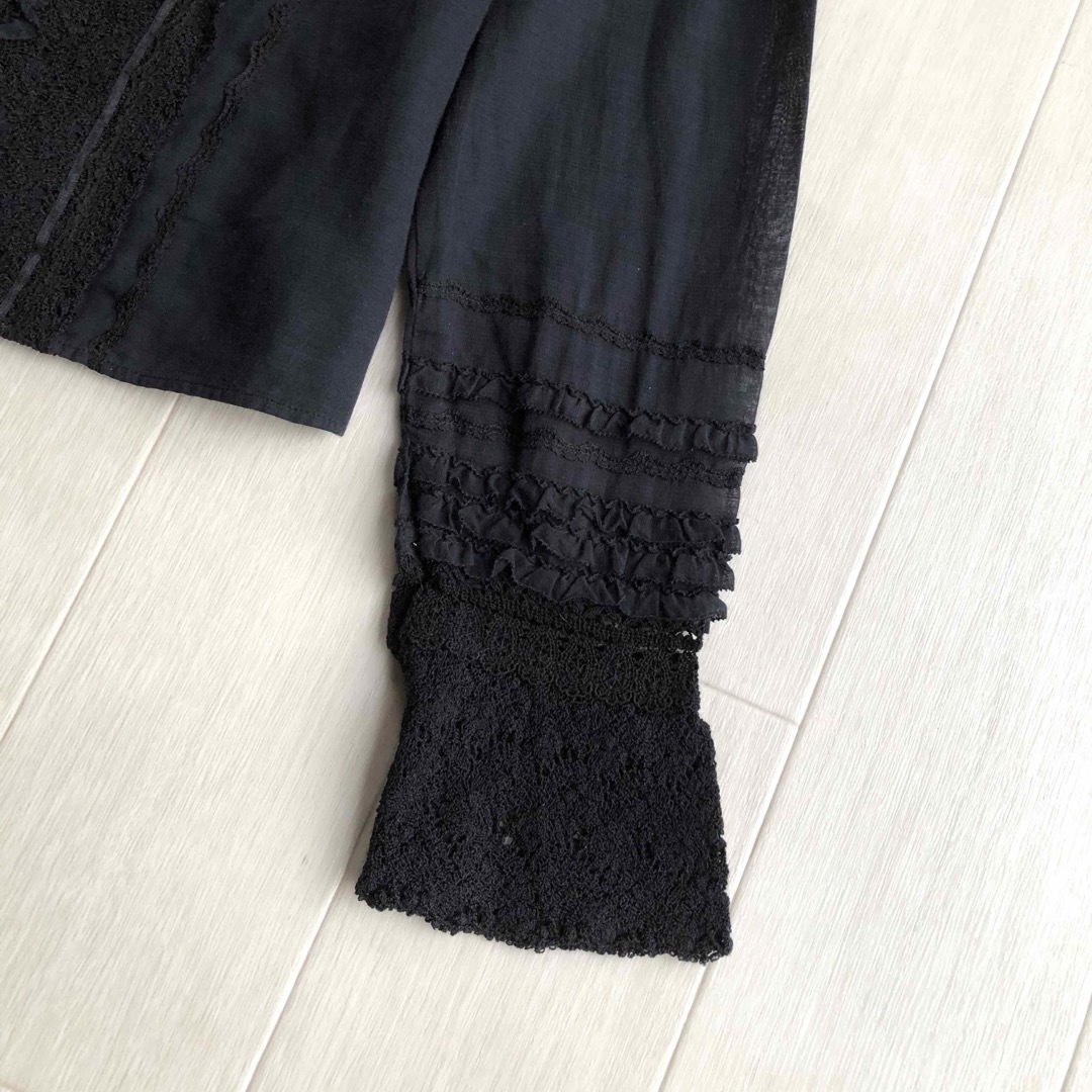 INGEBORG(インゲボルグ)のインゲボルグ ピコフリル レース ブラウス レディースのトップス(シャツ/ブラウス(長袖/七分))の商品写真