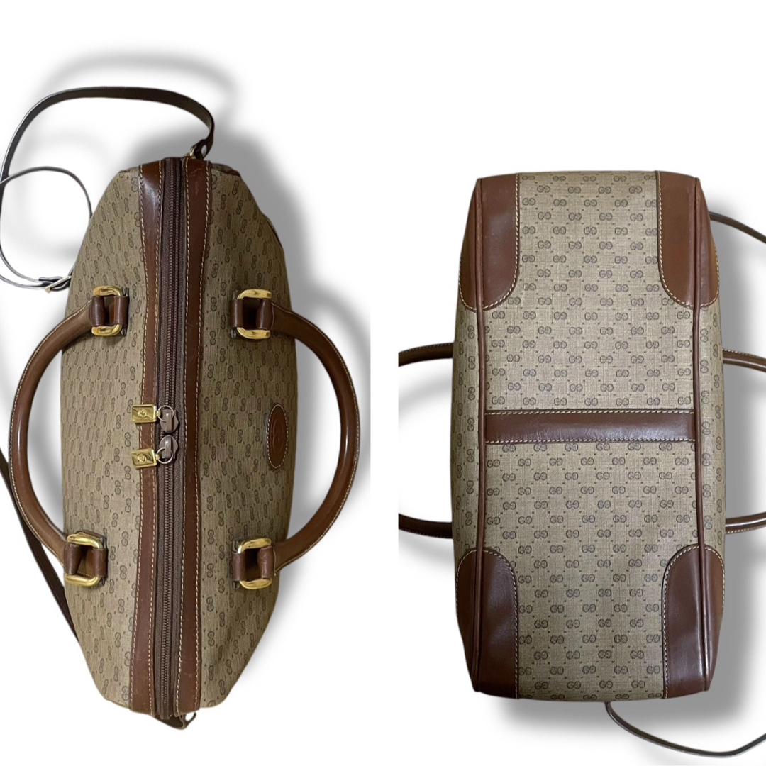GUCCI - 美品 グッチ ボストンバッグ 2way 総柄 マイクロGG GUCCI - 美品 グッチ ボストンバッグ 2way 総柄 マイクロGG