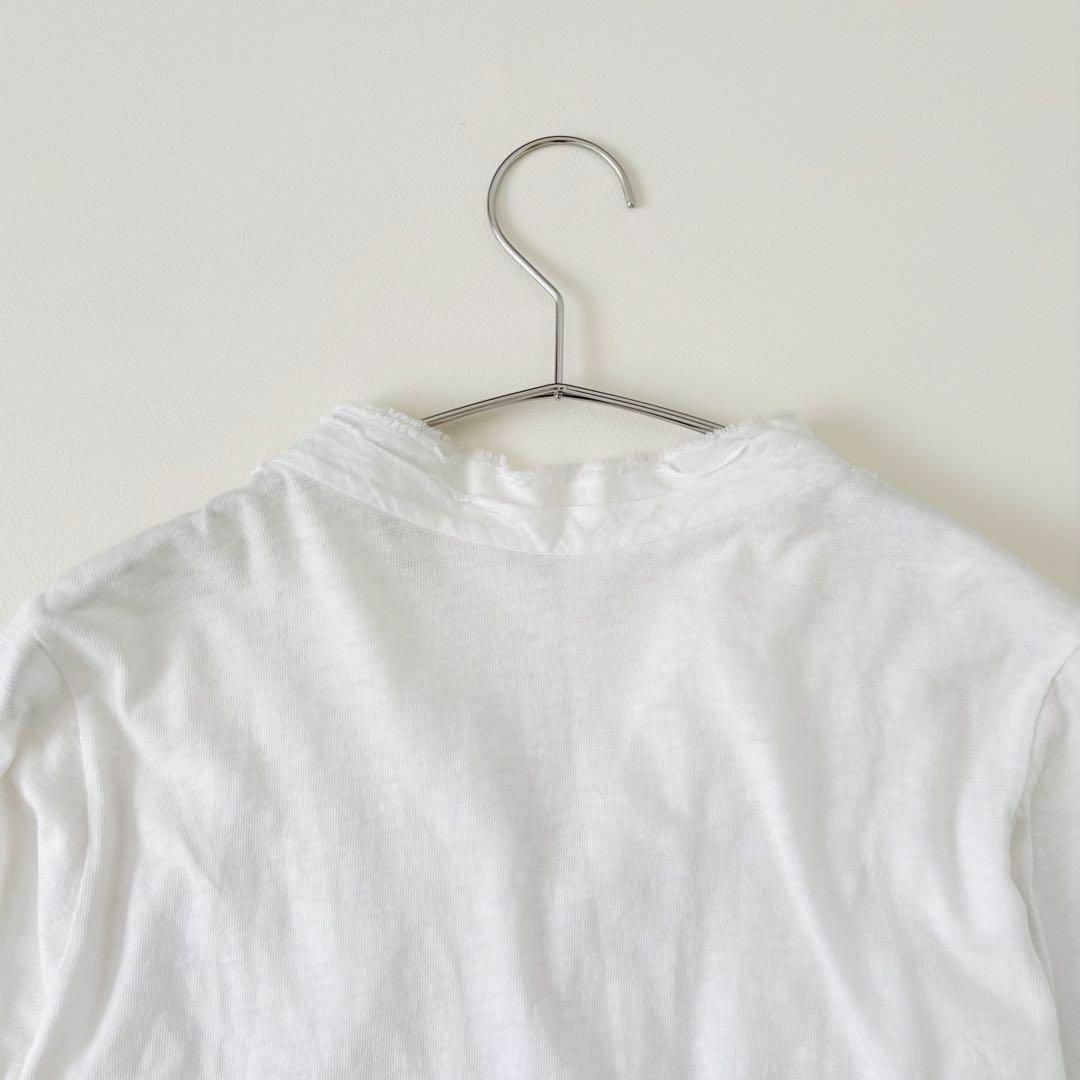 45R - 美品 45R タックフリルブラウス フリルカシュクール 45R - 美品 45R タックフリルブラウス フリルカシュクール