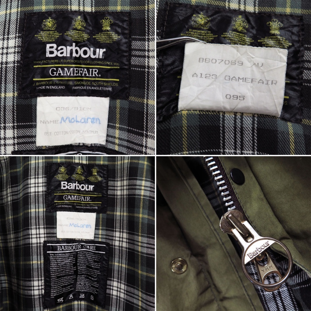 Barbour - 1988年 バブアー ゲームフェア ワックス ジャケット Barbour - 1988年 バブアー ゲームフェア ワックス ジャケット