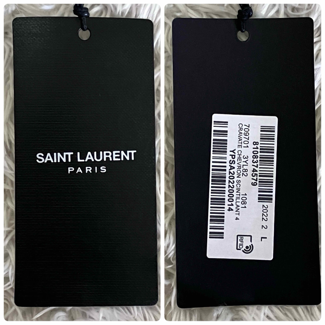 SAINT LAURENT - タグ付き 未使用 サンローラン ネクタイ SAINT LAURENT - タグ付き 未使用 サンローラン ネクタイ