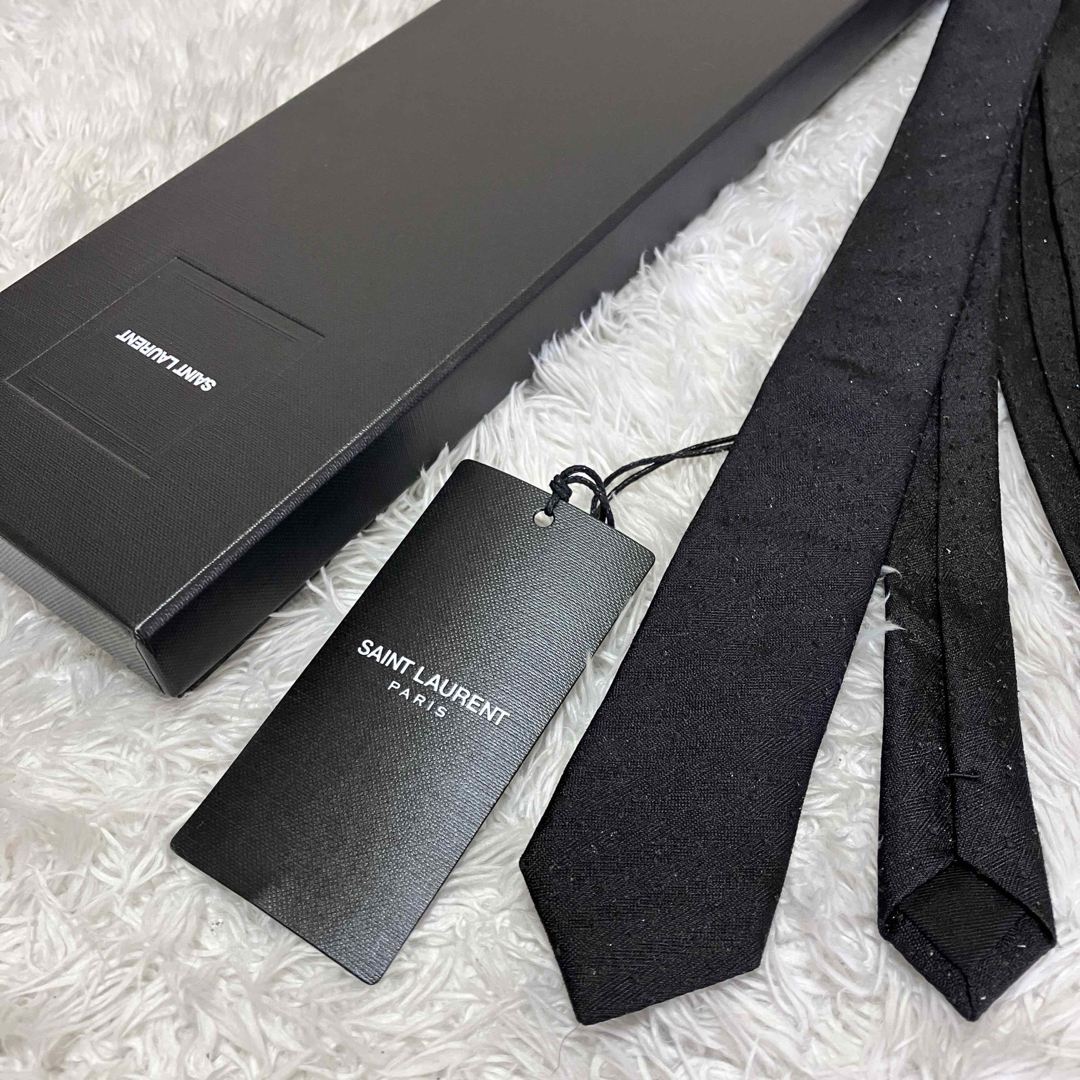 SAINT LAURENT - タグ付き 未使用 サンローラン ネクタイ SAINT LAURENT - タグ付き 未使用 サンローラン ネクタイ
