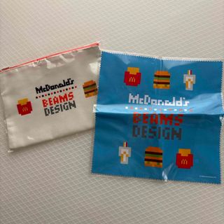 【最終値下げ】マクドナルド 2025 福袋 ポーチ メガネクロス(ノベルティグッズ)