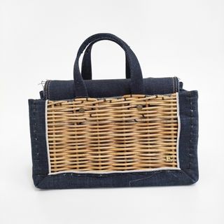 ebagos BIRD JOURNEY デニムヨコナガトート カゴバッグ 定価 ebagos BIRD JOURNEY デニムヨコナガトート カゴバッグ 定価