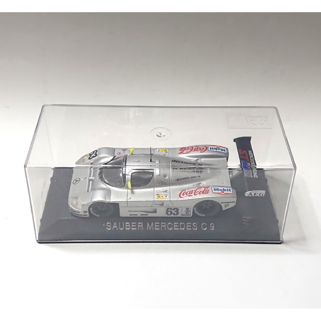 ザウバーメルセデスC9 63号車 1989ルマン 1/43スケール 当時物の ザウバーメルセデスC9 63号車 1989ルマン 1/43スケール 当時物の