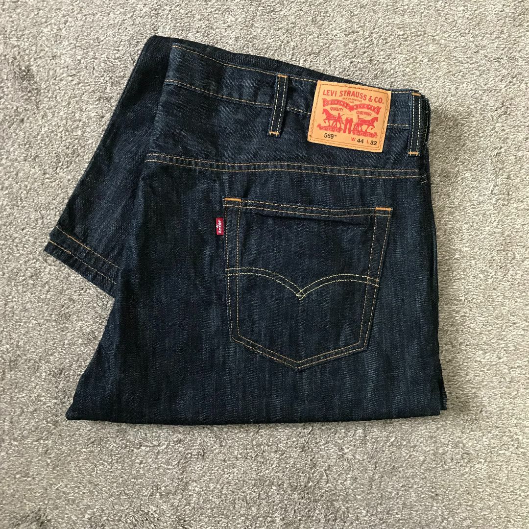 Levi's - Levi's 569 W44 L32  ビッグサイズ ワイド バギー デニム