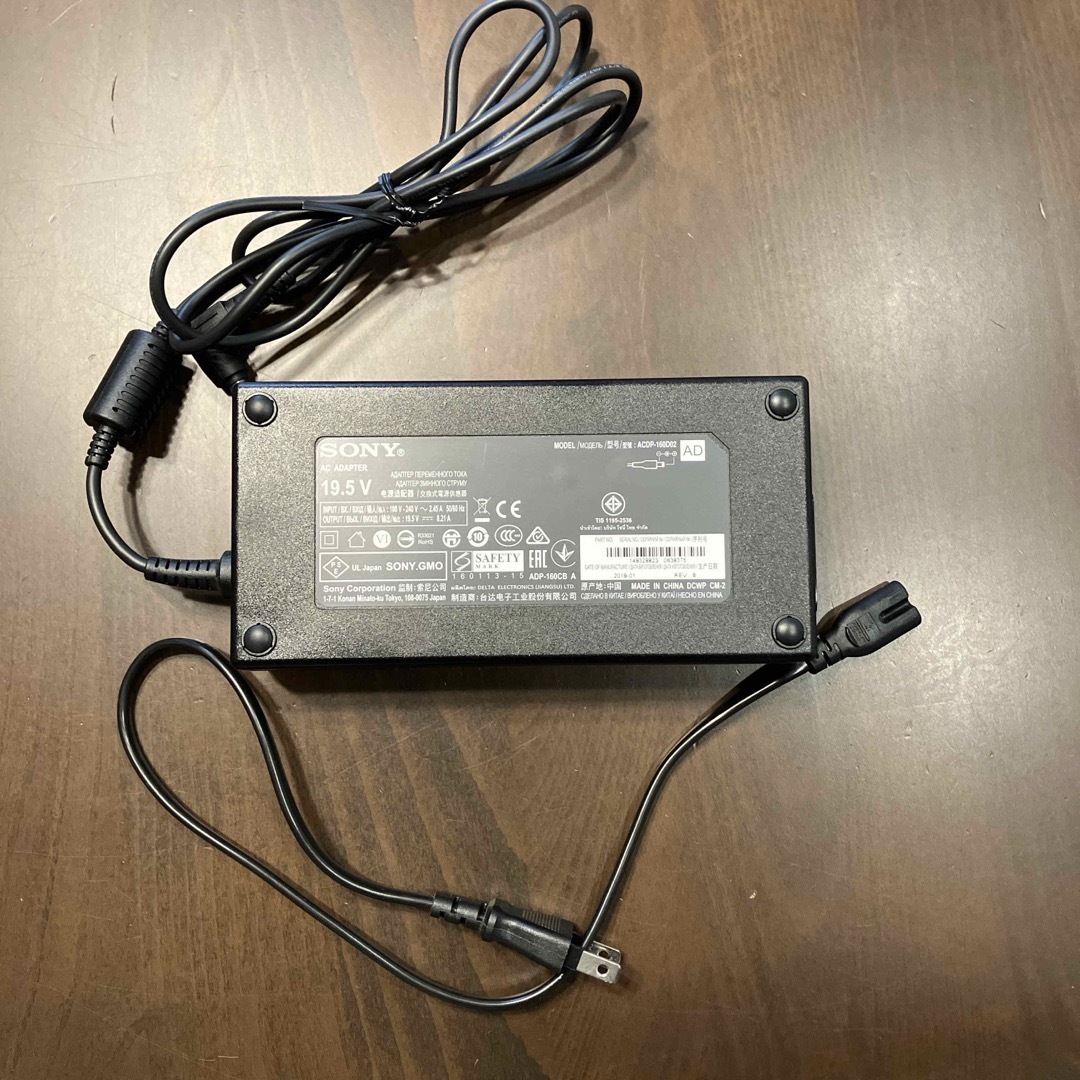 SONY - SONY 純正 ACアダプター ACDP-160D02の通販 by クレア's SONY - SONY 純正 ACアダプター ACDP-160D02の通販 by クレア's
