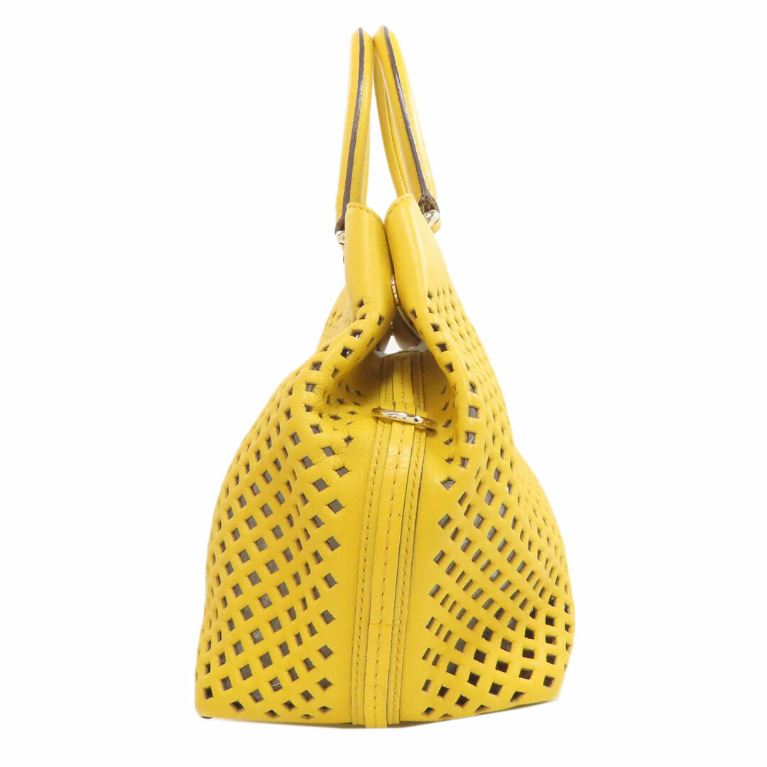 Bally - BALLY パンチング 2WAY ハンドバッグ レザー レディース Bally - BALLY パンチング 2WAY ハンドバッグ レザー レディース