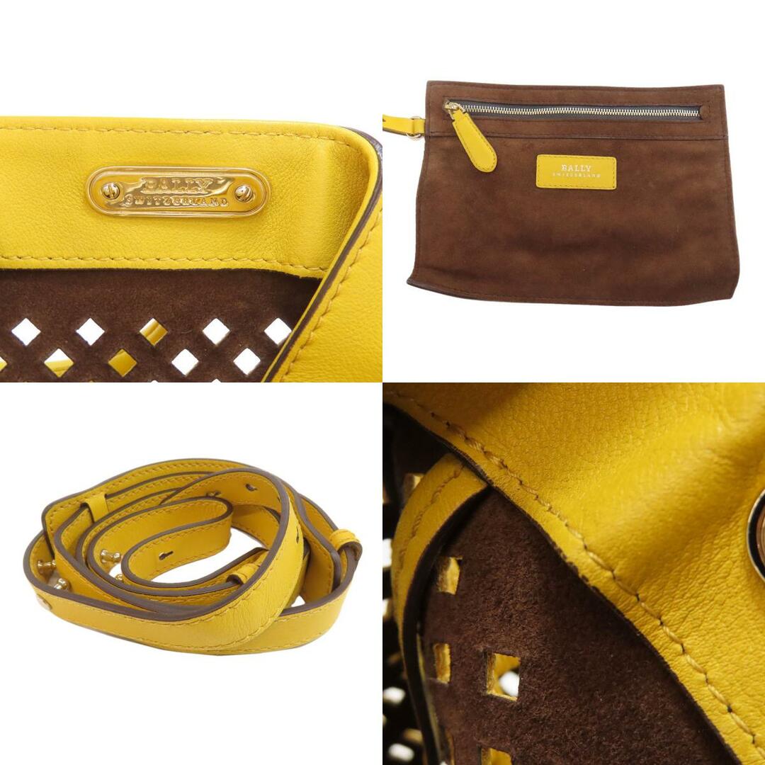 Bally - BALLY パンチング 2WAY ハンドバッグ レザー レディース Bally - BALLY パンチング 2WAY ハンドバッグ レザー レディース