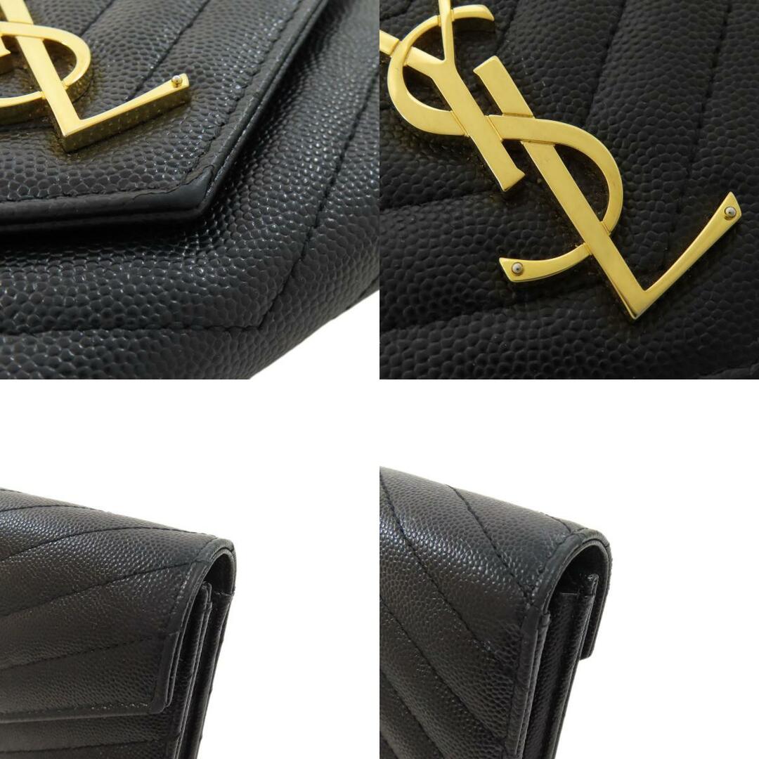 Yves Saint Laurent - YVES SAINT LAURENT Vステッチ 長財布 Yves Saint Laurent - YVES SAINT LAURENT Vステッチ 長財布
