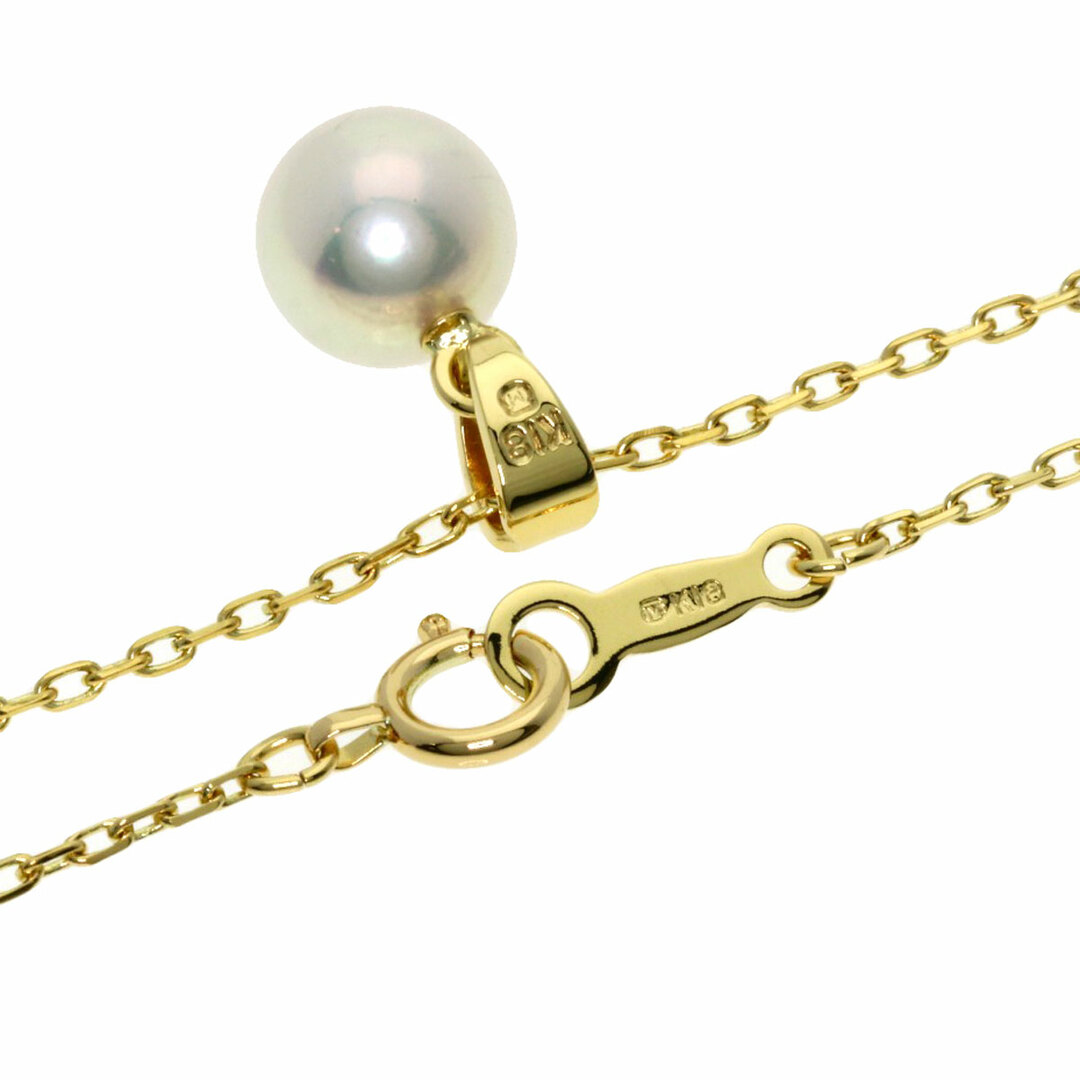 MIKIMOTO - MIKIMOTO パール 真珠 ネックレス K18YG レディース MIKIMOTO - MIKIMOTO パール 真珠 ネックレス K18YG レディース
