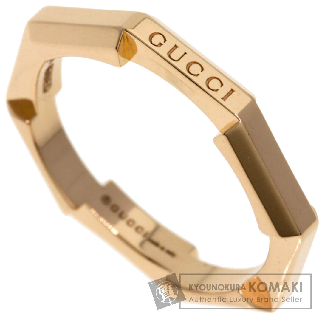GUCCI - GUCCI リンク トゥ ラブ #7 リング・指輪 K18PG GUCCI - GUCCI リンク トゥ ラブ #7 リング・指輪 K18PG