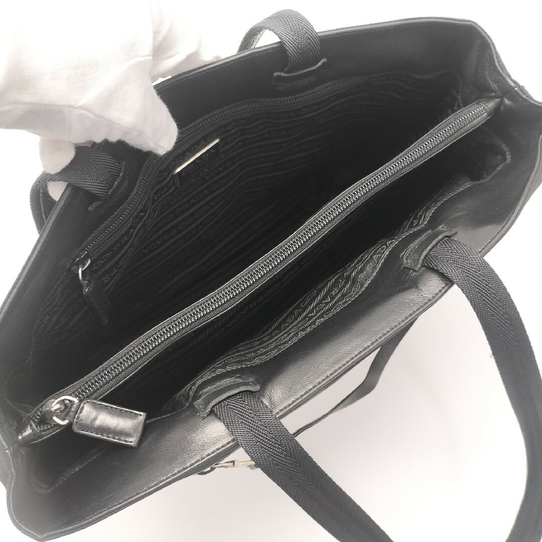 PRADA - 極美品✨プラダ トートバッグ ブラック 黒の通販 by PRADA - 極美品✨プラダ トートバッグ ブラック 黒の通販 by