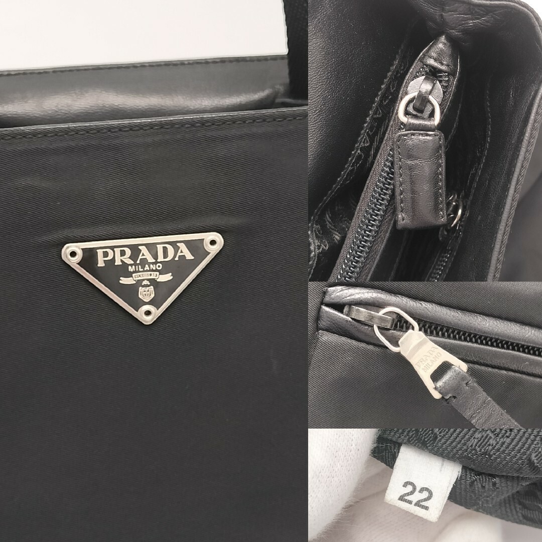 PRADA - 極美品✨プラダ トートバッグ ブラック 黒の通販 by PRADA - 極美品✨プラダ トートバッグ ブラック 黒の通販 by