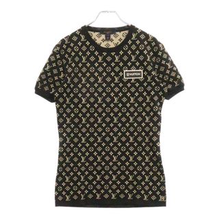 LOUIS VUITTON - LOUIS VUITTON ルイヴィトン モノグラム ヴィタミンズスポーティ 半袖ニット トップス レディース ブラック RW212W FN6 FLKS03