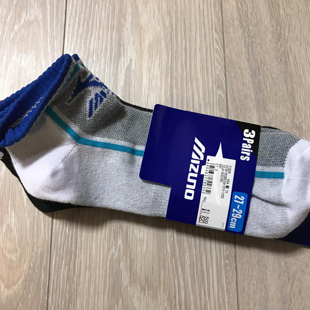 MIZUNO(ミズノ)のMIZUNO スニーカーソックス3足セット メンズのレッグウェア(ソックス)の商品写真