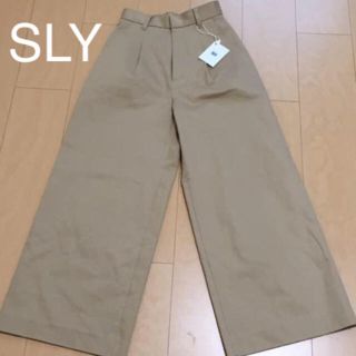 スライ(SLY)のSLY チノワイドパンツ 新品(チノパン)