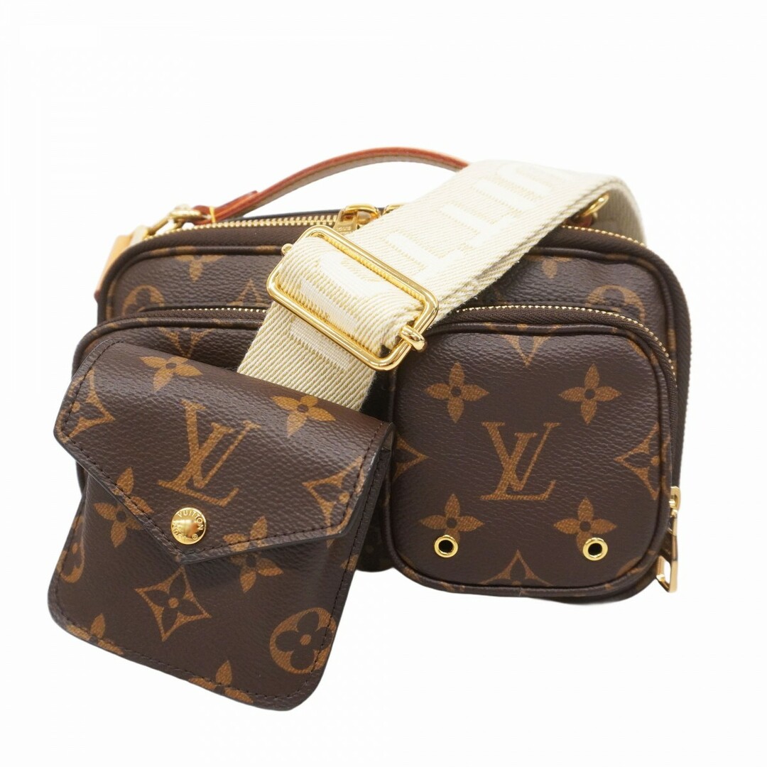 LOUIS VUITTON - ★最終価格【5dc5011】ルイヴィトン ハンドバッグ モノグラム ユーティリティクロスボディ M80446 ブラウン【中古】レディース