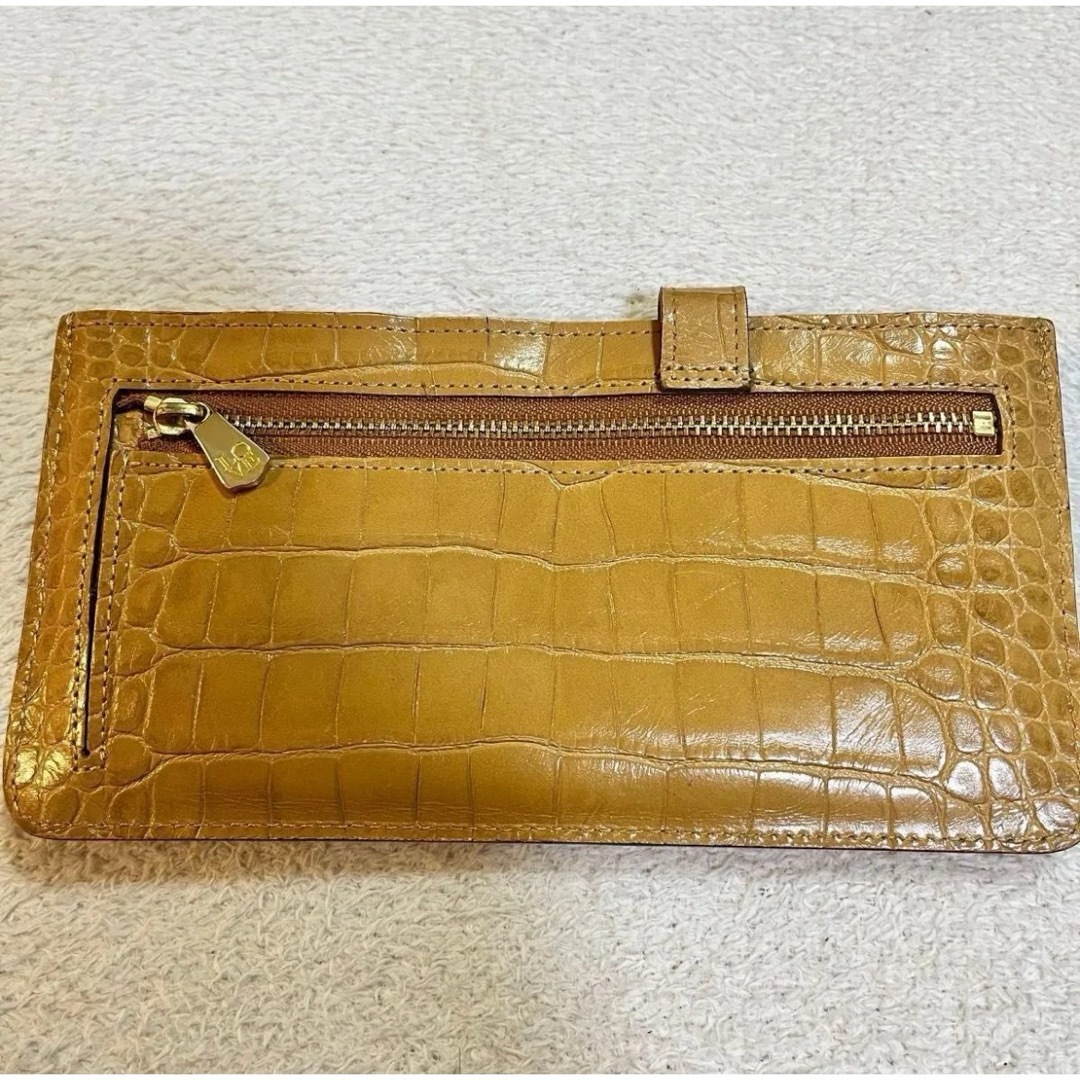 A.D.M.J. - 希少 美品 ADMJ クロコ 型押し スリムウォレット THE A.D.M.J. - 希少 美品 ADMJ クロコ 型押し スリムウォレット THE