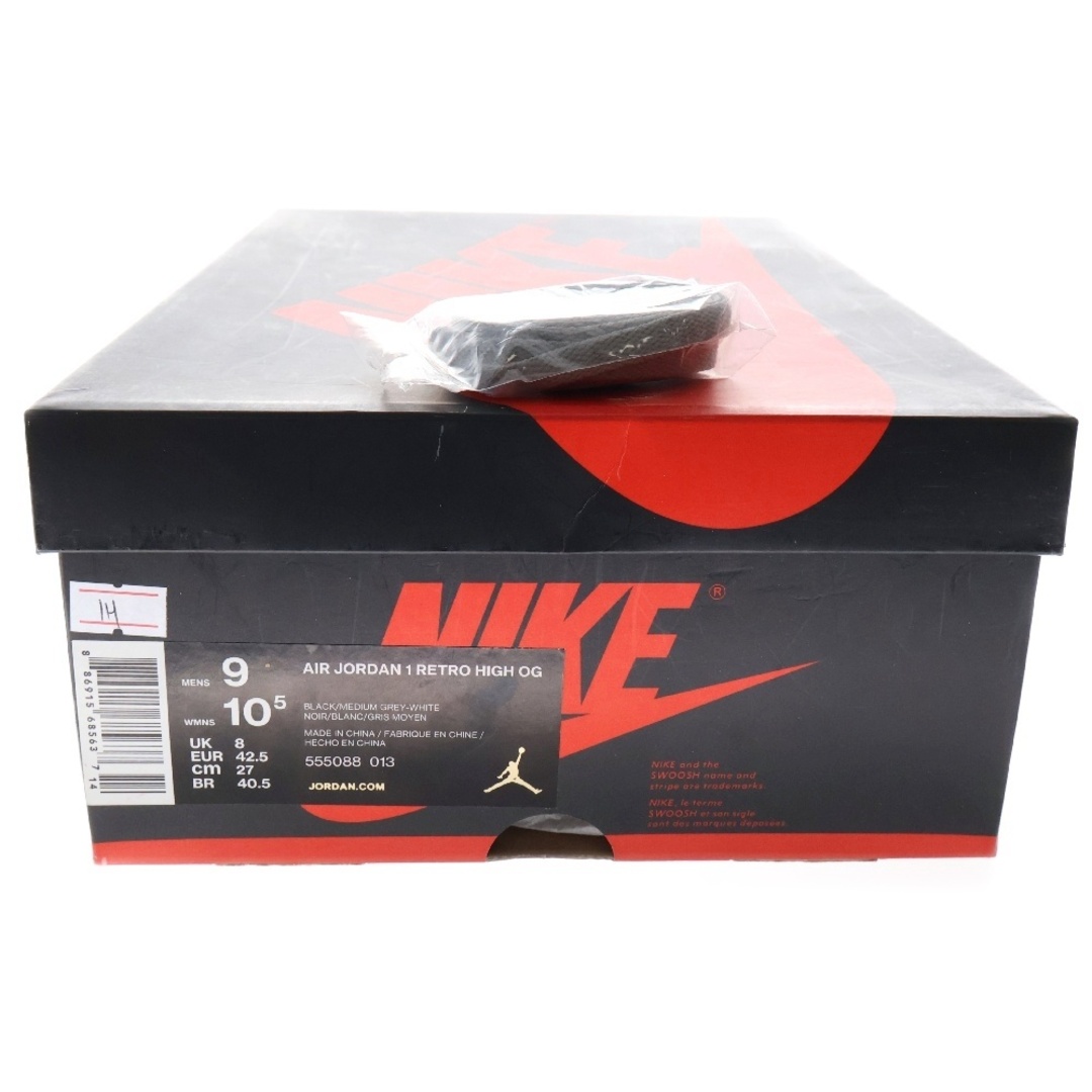 NIKE - NIKE ナイキ AIR JORDAN 1 RETRO HIGH OG SHADOW 555088 NIKE - NIKE ナイキ AIR JORDAN 1 RETRO HIGH OG SHADOW 555088