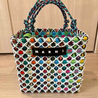 MARNI(かごバッグ/ストローバッグ ・ ホワイト/白色系)の MARNI(かごバッグ/ストローバッグ ・ ホワイト/白色系)の