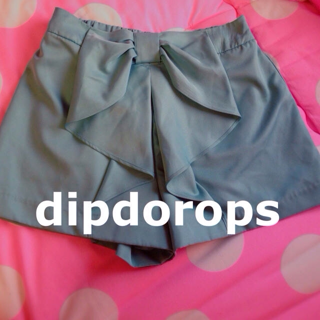 Dip Drops(ディップドロップス)のディップドロップス りぼんキュロット レディースのパンツ(キュロット)の商品写真