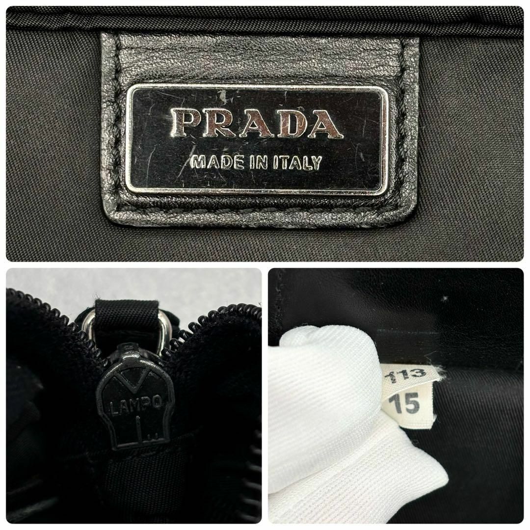 PRADA - 【美品】プラダ サコッシュ ショルダーバッグ 三角ロゴ PRADA - 【美品】プラダ サコッシュ ショルダーバッグ 三角ロゴ