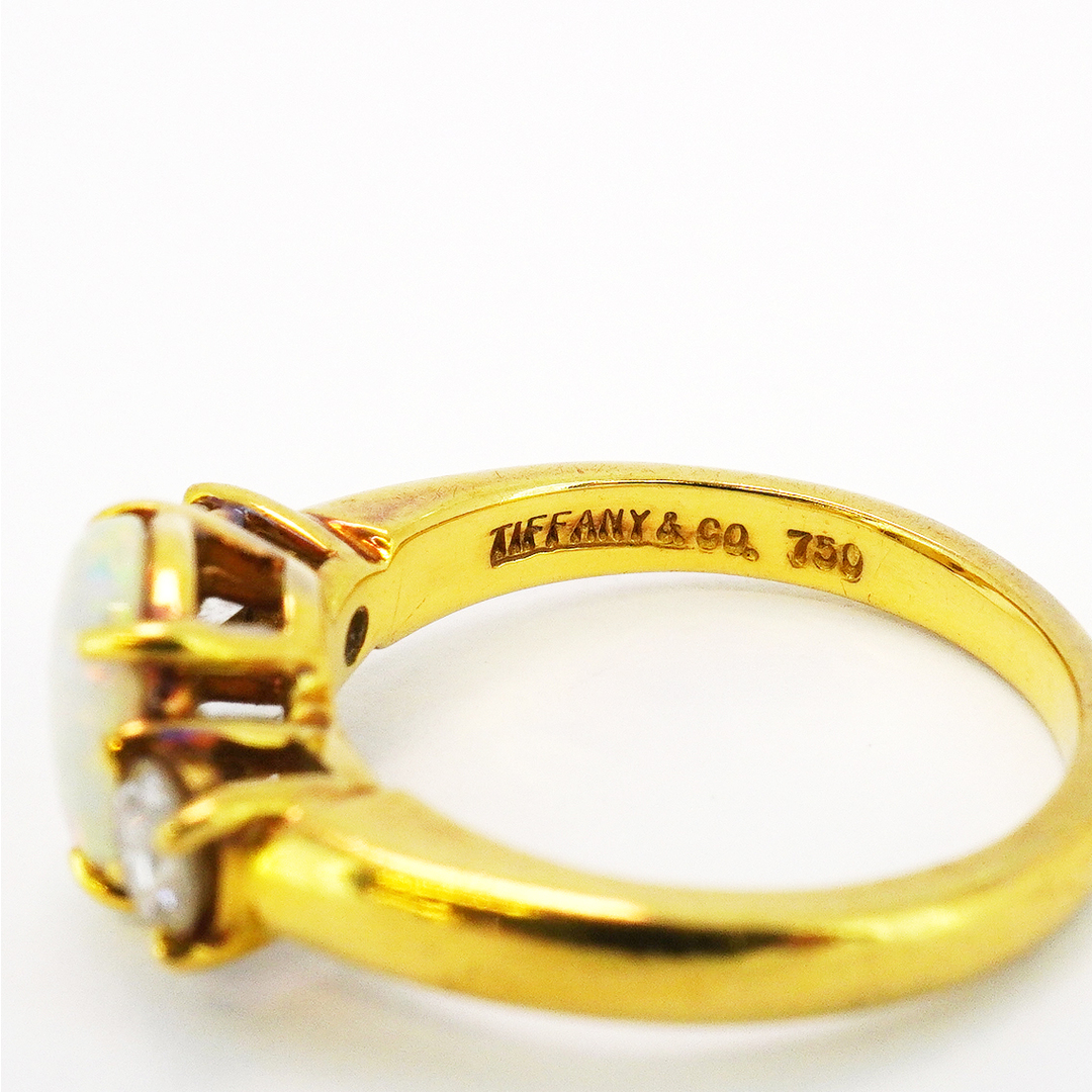Tiffany & Co. - 【5jdb0548】ティファニー リング 2PD K18YG Tiffany & Co. - 【5jdb0548】ティファニー リング 2PD K18YG