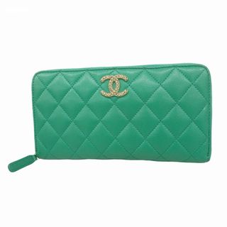 CHANEL - CHANEL シャネル マトラッセ 二つ折り長財布 ロング CHANEL - CHANEL シャネル マトラッセ 二つ折り長財布 ロング