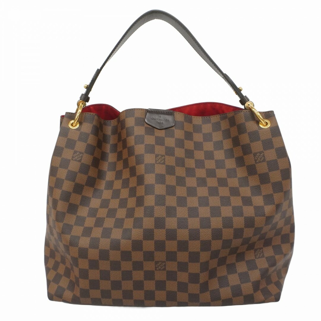LOUIS VUITTON - ★最終価格★SALE【5dd5222】ルイヴィトン ショルダーバッグ ダミエ グレースフルMM N44045 エベヌ【中古】レディース