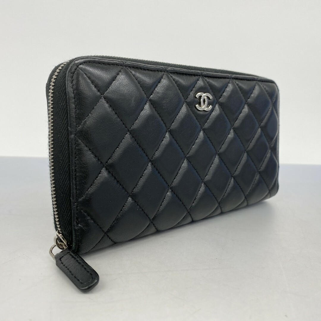 CHANEL - 【5dd5228】シャネル 長財布 マトラッセ ラムスキン CHANEL - 【5dd5228】シャネル 長財布 マトラッセ ラムスキン
